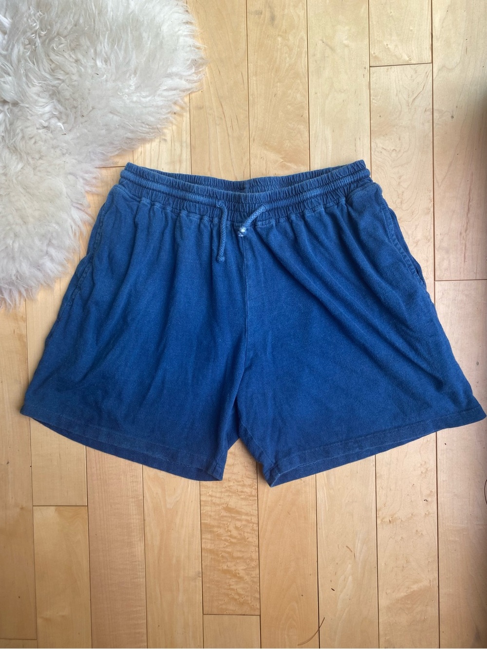 Harvest & Mill Indigo Dyed Organic Athletic Shorts